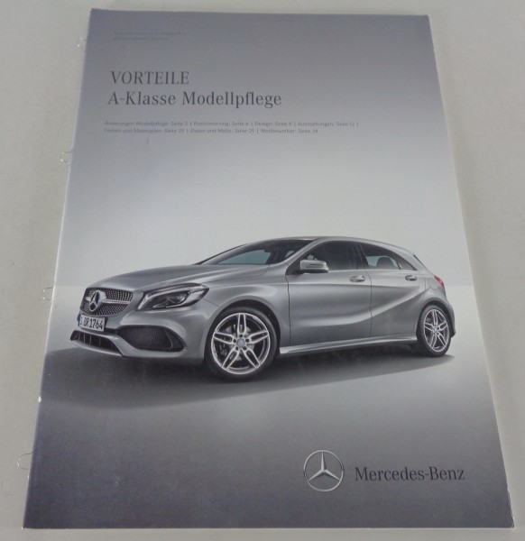 Produktinformationen Mercedes A-Klasse W176 von 06/2015