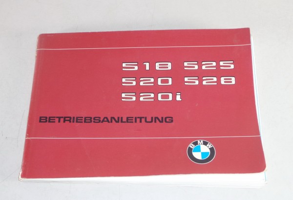 Betriebsanleitung Handbuch BMW 5er E12 von 07/1975