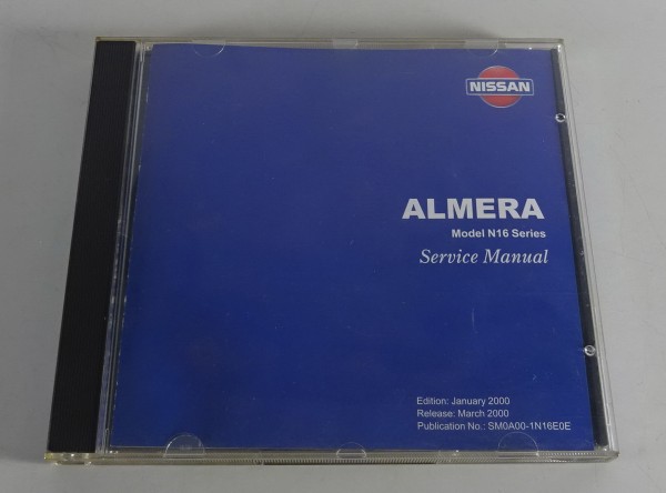 Werkstatthandbuch auf CD Nissan Almera Typ N16 Stand 03/2000