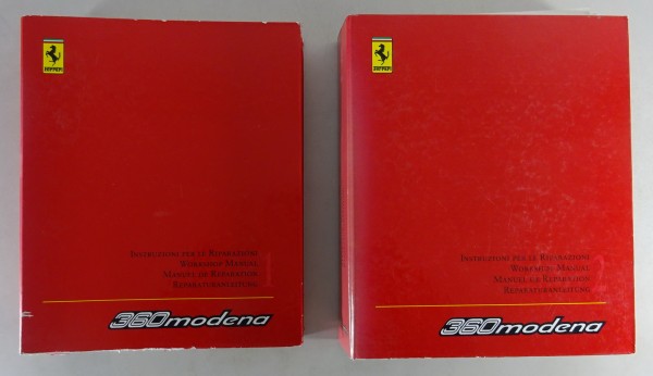Reparaturanleitung / Workshop Manual Ferrari 360 Modena Stand 05/1999
