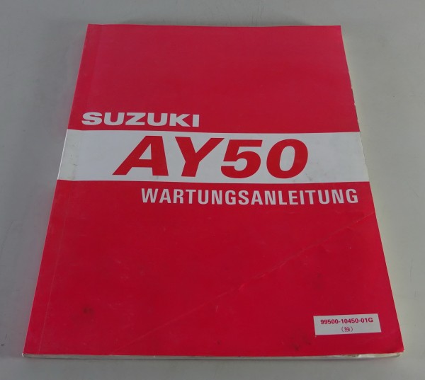 Werkstatthandbuch Suzuki Roller AY 50 / 50W Katana Stand 04/1997