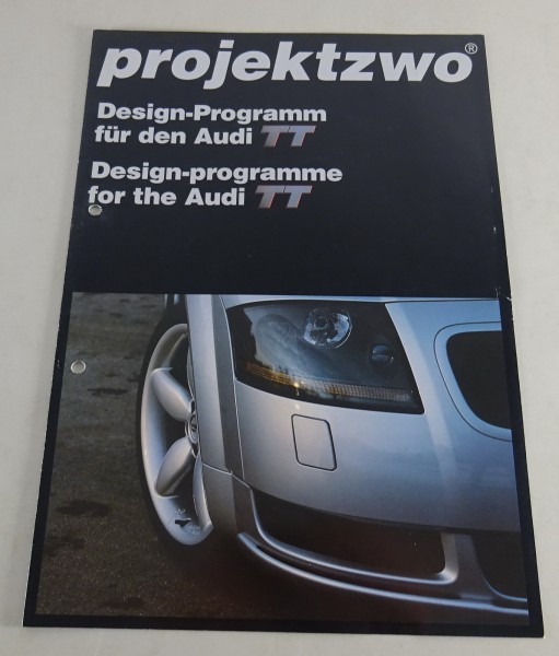 Prospekt / Design-Programm Audi TT projektzwo Typ 8N