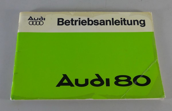 Betriebsanleitung / Handbuch Audi 80 B1 von 08/1975