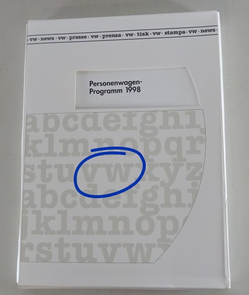 Pressemappe VW Polo 6N, Golf 3 / III Cabrio + Variant, Vento von 09/1997