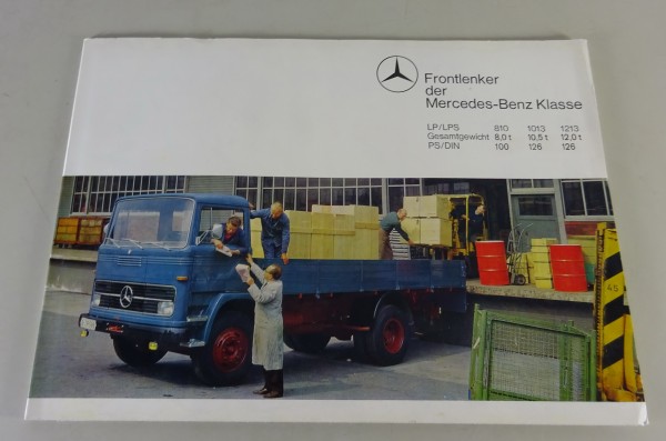 Prospekt / Broschüre Mercedes-Benz LP/LPS 810 / 1013 / 1213 Frontlenker '02/1966