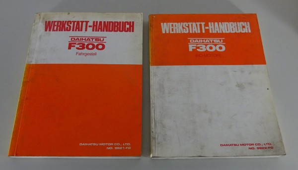 Werkstatthandbuch Daihatsu F300 Feroza HD-Motor & Fahrgestell Stand 04/1989