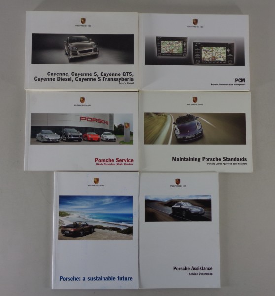 Owner's Manual + Wallet Porsche Cayenne / S / GTS / S Transsyberia Typ 9PA 2009