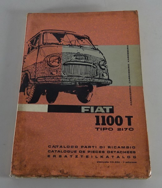 Teilekatalog Fiat 1100 T, Typ 217 C - Karosserie Stand 05/1962