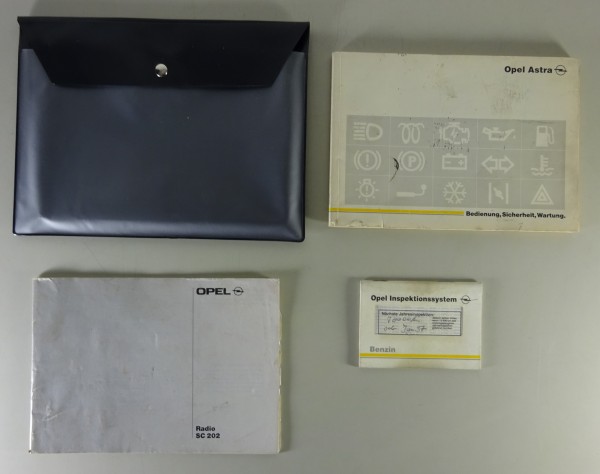 Bordmappe + Betriebsanleitung Opel Astra F Stand 08/1993