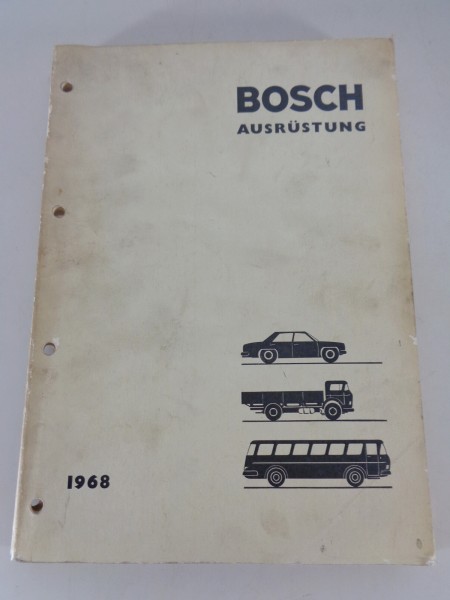 Katalog Handelsliste Bosch Ausrustung Fur Pkw Lkw Und Omnibusse