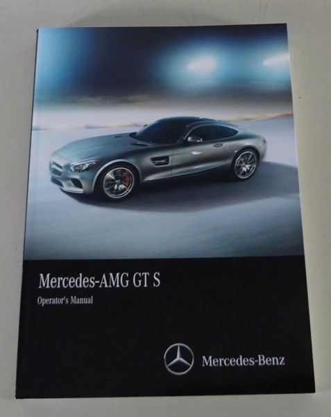 Owner´s Manual / Handbook Mercedes-Benz AMG GT S Typ C 190 from 2016