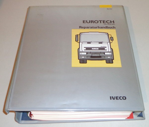 Werkstatthandbuch Reparaturanleitung Iveco EuroTech 18 - 44t Stand 1992