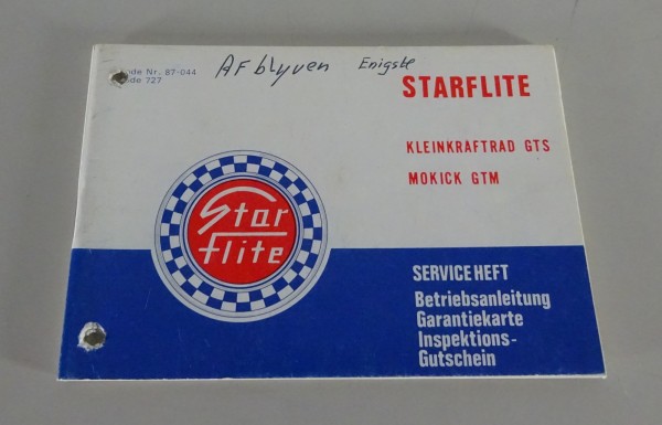 Betriebsanleitung / Handbuch Starflite / Batavus GTS + Mokick GTM