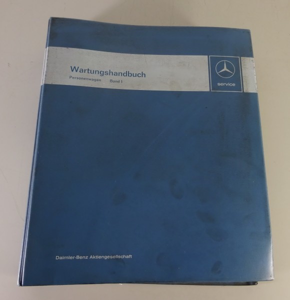 Werkstatthandbuch / Wartungshandbuch Mercedes R107, W115 /8, W114 + 116, W100