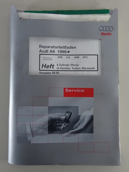 Werkstatthandbuch Audi A6 C5 4-Zylinder Turbo, 5-Ventiler Mechanik ab 1998