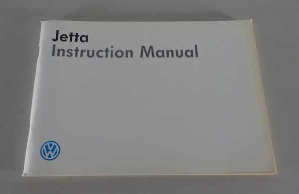 Owner´s Manual / Handbook VW Jetta II / 2 from 02/1988