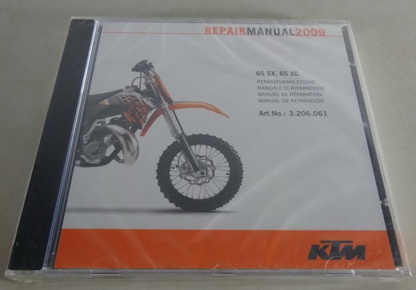Werkstatthandbuch / Workshop Manual KTM 65 SX / 65 XC Bj. 2009