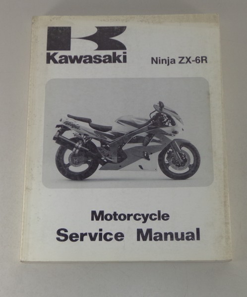 Werkstatthandbuch / Workshop Manual Kawasaki Ninja ZX-6 R, Stand 1994