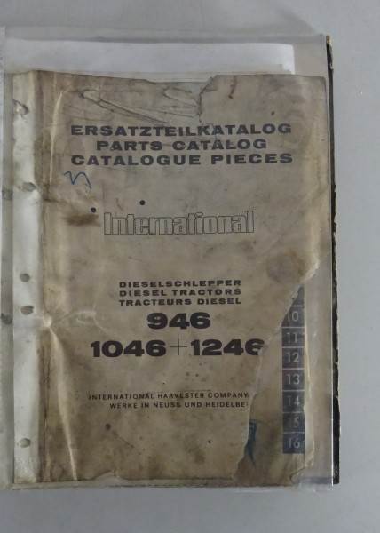 Teilekatalog International Harvester 946 / 1046 / 1246 incl. Allrad Stand 2/1973