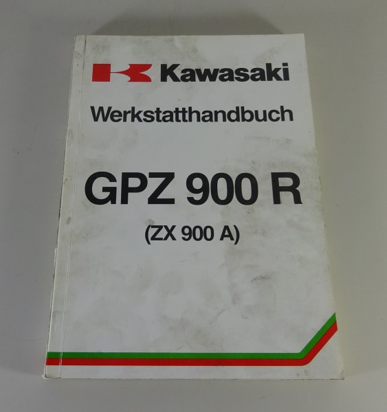 Werkstatthandbuch / Reparaturanleitung Kawasaki GPZ 900 R Stand 04/1984