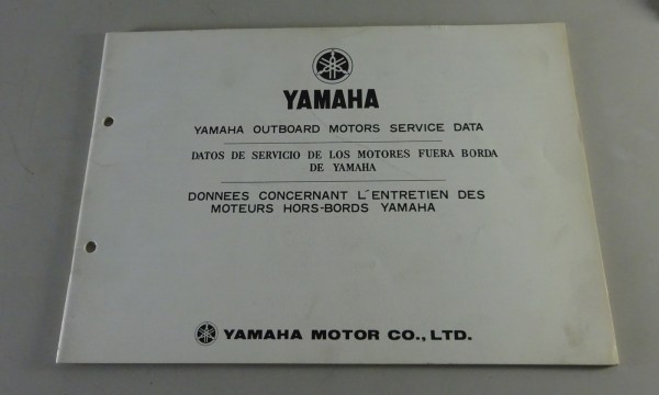 Werkstatthandbuch Yamaha Außenborder Stand 09/1971