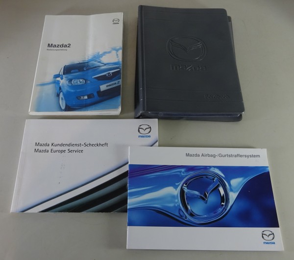 Bordmappe mit Betriebsanleitung / Handbuch Mazda 2 Typ DY Stand 02/2004