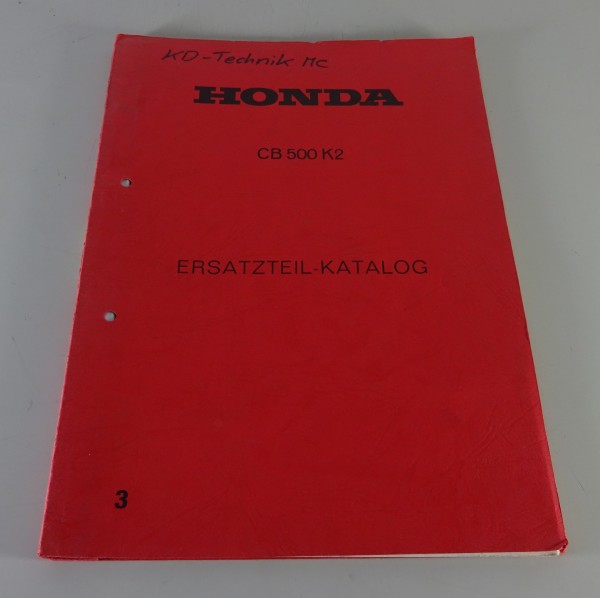 Teilekatalog / Ersatzteilkatalog Honda CB 500 K 2