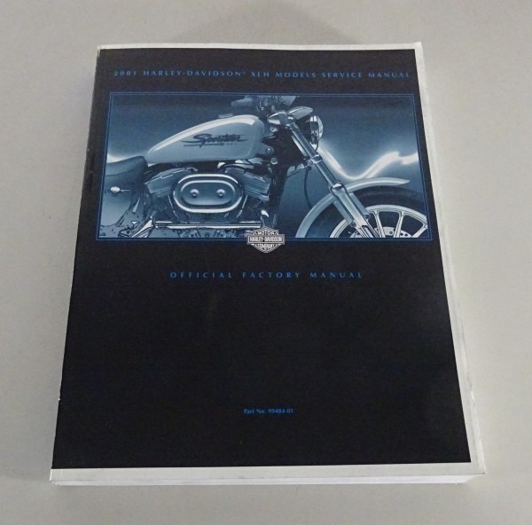 Workshop manual Harley Davidson Sportster models 2001 from 08/2000