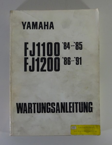 Werkstatthandbuch / Workshop Manual Yamaha FJ 1100 / FJ 1200 Baujahr 1984 - 1991