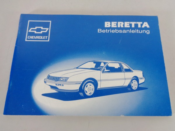 Betriebsanleitung / Handbuch Chevrolet Beretta Modelljahr 1993 auf deutsch