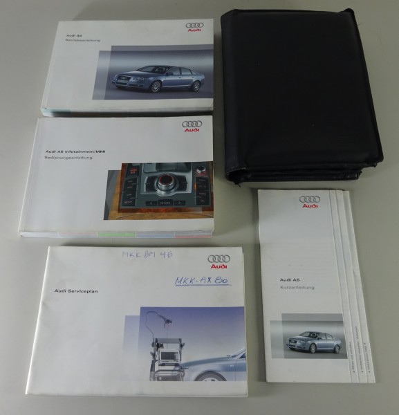 Bordmappe + Betriebsanleitung Audi A6 Typ 4F / C6 Limousine Stand 06/2004
