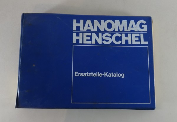 Teilekatalog Hanomag Kasten Bus F 55 Kasten Fahrgestell Ausgabe A Stand 05/1971