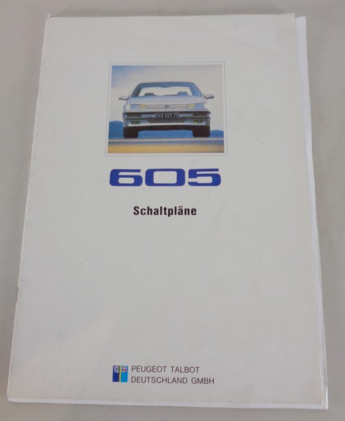 Schulungsunterlagen Peugeot 605 Anleitung zum Ablesen von Schaltplänen