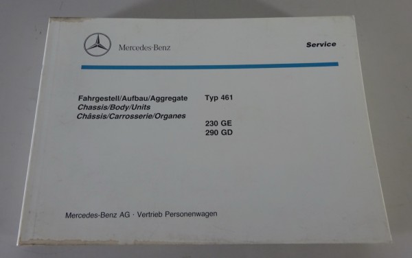 Bildkatalog / Teilekatalog Mercedes-Benz G-Klasse W461 230 GE / 290 GD von 11/93