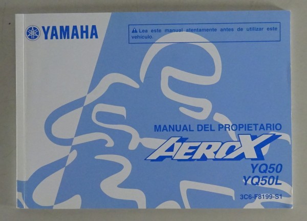 Manual del Propietario Yamaha AEROX Typ YQ50 / YQ50L von 08/2008