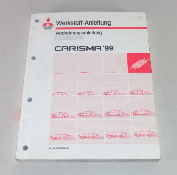 Werkstatthandbuch Mitsubishi Carisma Nachtrag Elektrik Schaltpläne Baujahr 1999