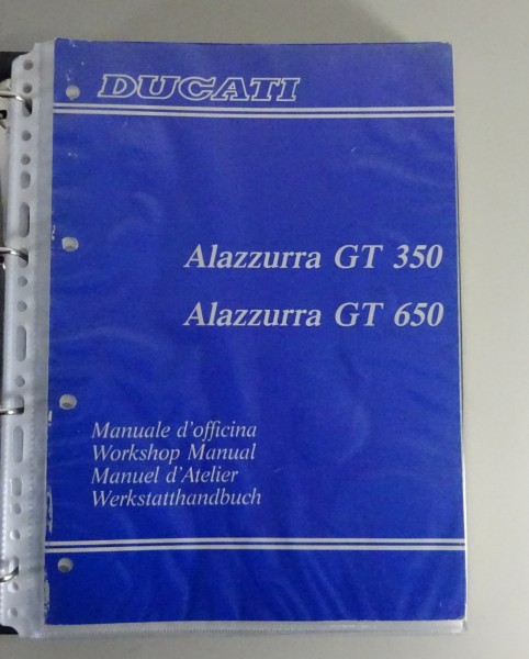 Werksatthandbuch / Workshop Manual | Ducati Alazzurra GT 350 / GT 650 | 02/1987