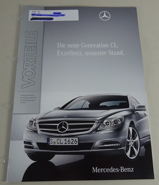 Produktinformation / Vorteile Mercedes-Benz CL 63 AMG / CL 65 AMG Stand 07/2010
