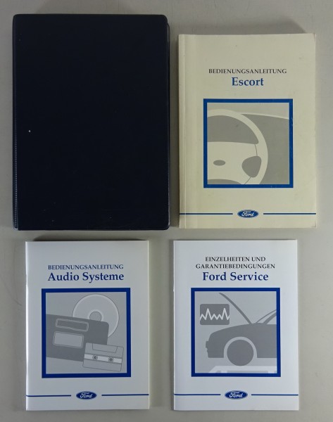 Bordmappe mit Betriebsanleitung Ford Escort '95 / Cabrio / Turnier Stand 06/1997