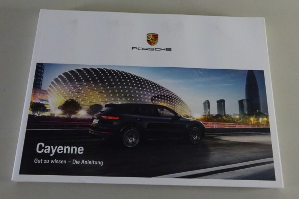 Betriebsanleitung / Handbuch | Porsche Cayenne | Modelljahr 2018 | Stand 08/2017