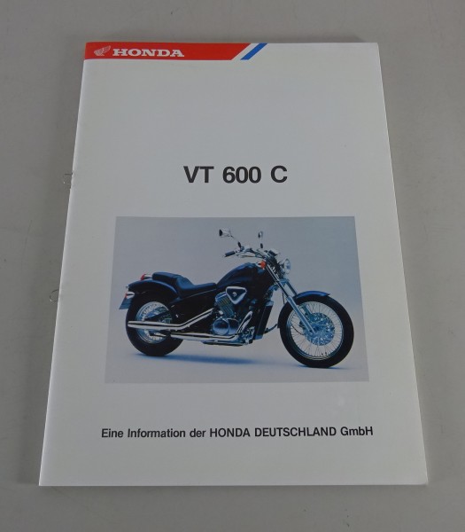 Technische Information Motorrad Honda VT 600 C Shadow Stand 01/1987