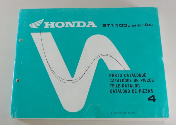 Teilekatalog / Parts Catalog Honda ST 1100 Pan European von 1992