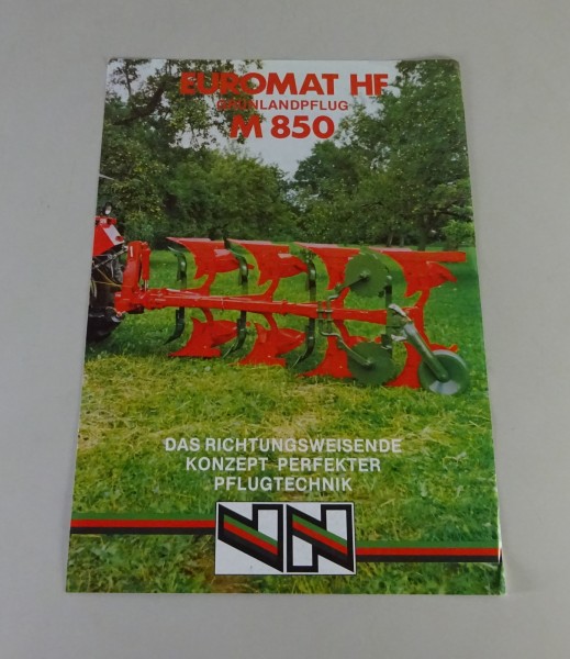 Prospektblatt / Broschüre Vogel & Noot Euromat HF Grünlandpflug M 850