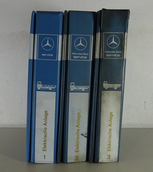 Werkstatthandbuch Mercedes LKW & Omnibus Elektrische Anlagen Band 1 - 3 ab 1976
