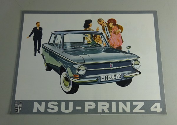 Prospekt / Broschüre NSU Prinz 4 Stand 1971
