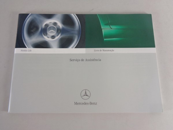 Scheckheft Mercedes Benz CLK Typ 209 auf Portugiesisch von 06/2002