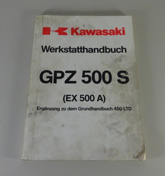 Werkstatthandbuch Nachtrag Kawasaki GPZ 500 S (EX 500A1) Stand 02/1987