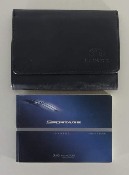 Owner's Manual / handbook + Wallet Kia Sportage from 2006