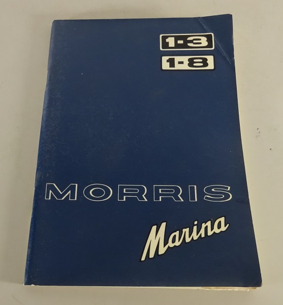 Betriebsanleitung / Handbuch Morris Marina 1.3 / 1.8 Stand 09/1971