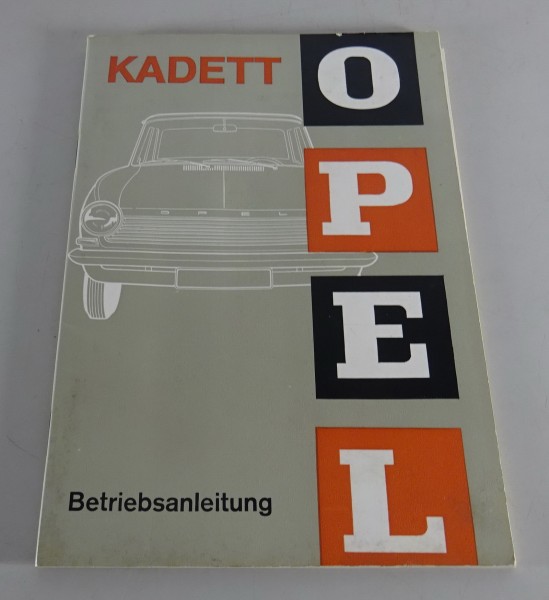 Betriebsanleitung Opel Kadett A Stand 01/1965